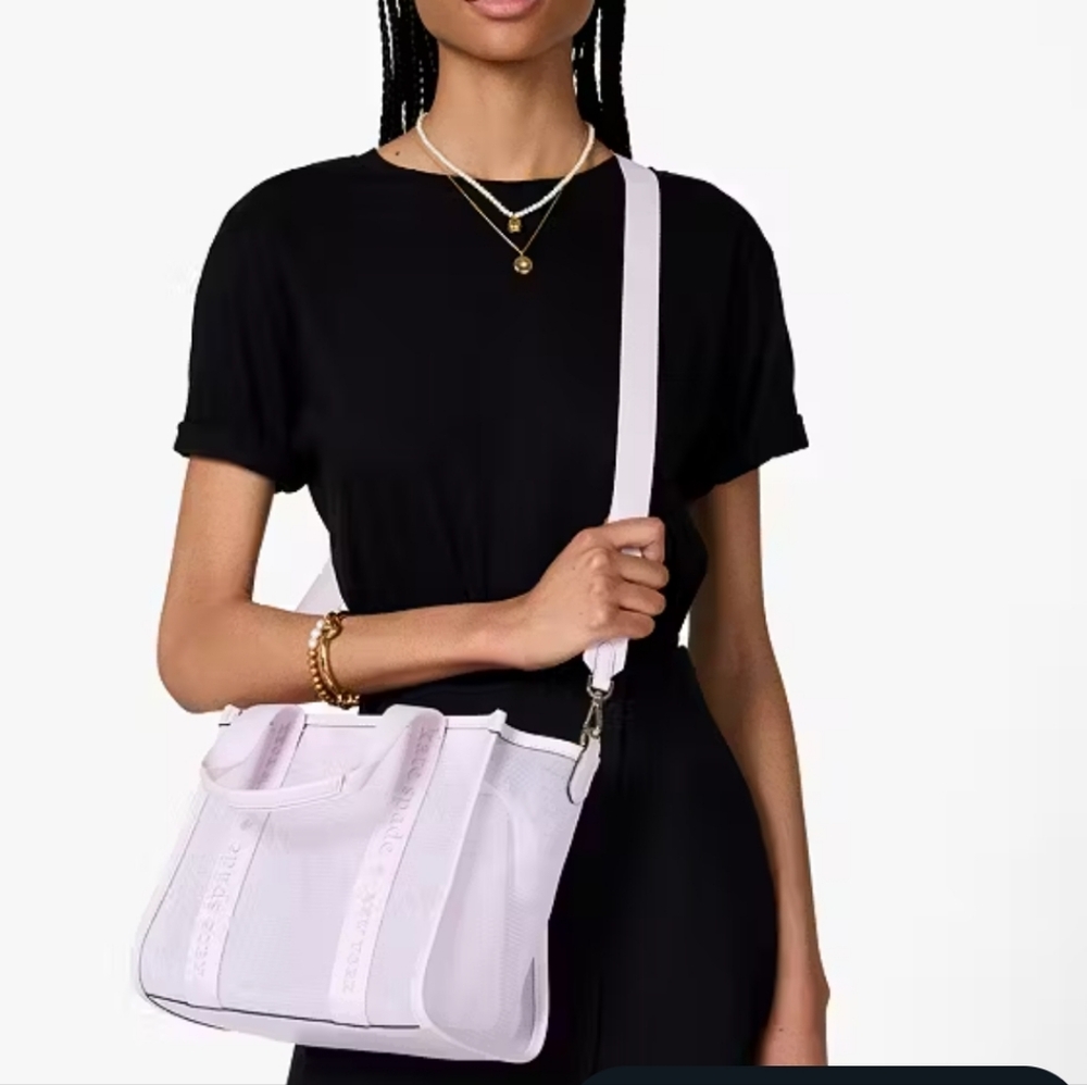 Kate Spade Kip Mesh Small Tote, Pale Amethyst - Picture 4 of 7